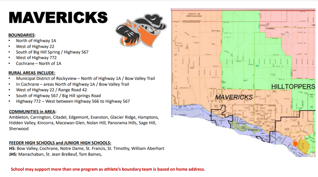 Football Calgary Spring League Boundaries